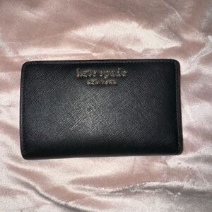Kate Spade medium bifold wallet, black